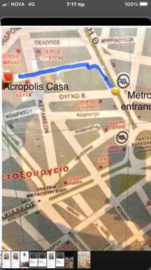 Acropolis Casa Historical Centre Top Floor Luxury Suite 150 Meters To Metro Aten Exteriör bild